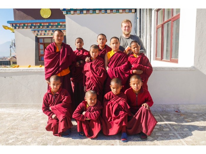 【ネパール】仏教僧院で教育プログラム